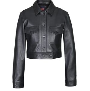 Women's Black Leather Jacket